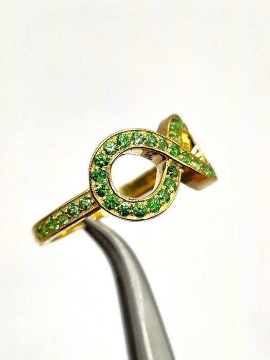 Zonder Minimumprijs - Ring Zilver Smaragd, Handtassen en Accessoires, Ringen