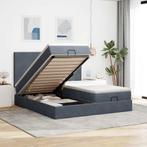 vidaXL Ottoman bed met matrassen en LEDs 160x200cm fluweel, Huis en Inrichting, Slaapkamer | Bedden, Verzenden, Nieuw
