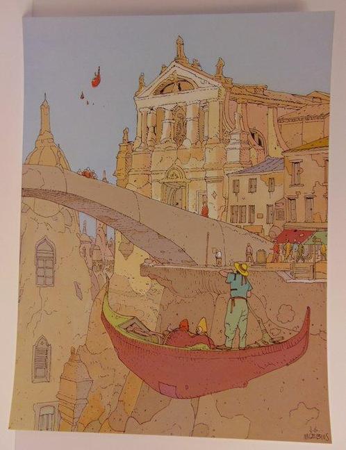 Moebius - 2 Affiche Venise céleste - Editori Del Grifo -, Boeken, Strips | Comics