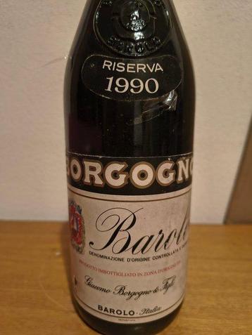 1990 Giacomo Borgogno - Barolo Riserva - 1 Fles (0,75 liter) beschikbaar voor biedingen
