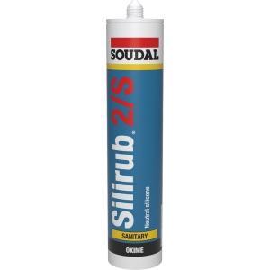 Soudal silirub 2s ral 7038 - sanitaire silicone - 300ml, Bricolage & Construction, Quincaillerie & Fixations