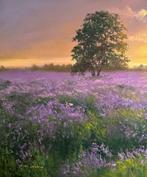 Emre Kinali - Lavender Plain, Antiek en Kunst, Kunst | Schilderijen | Modern
