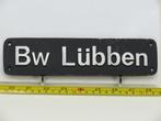 Lokschild BW Lübben (Spoorwegen 1:1), Verzamelen, Ophalen of Verzenden, Gebruikt, Overige typen