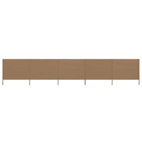 Goedkoop Windscherm Taupe 600cm - OP = OP! - Top Deal, Tuin en Terras, Tuinschermen, Nieuw, Hout, 150 tot 200 cm, 200 cm of meer