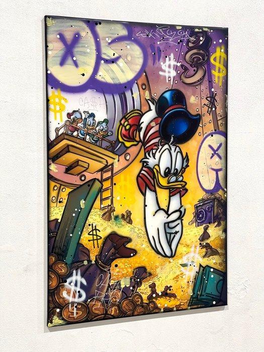 Okyes (1987) - The Billionaire Dive - XL, Antiek en Kunst, Kunst | Schilderijen | Modern