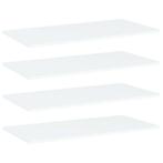 vidaXL Wandschappen 4 st 80x40x1,5 cm bewerkt hout wit, Verzenden, Nieuw