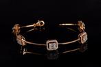Armband - 18 karaat Roségoud - 1.23ct. tw. Diamant, Handtassen en Accessoires, Armbanden, Nieuw