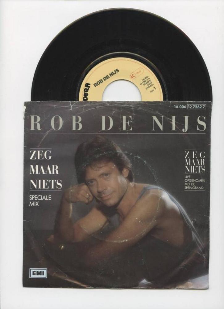 Rob de Nijs – Zeg Maar Niets (Speciale Mix) / Zeg Maar Niets, CD & DVD, Vinyles Singles, Enlèvement ou Envoi