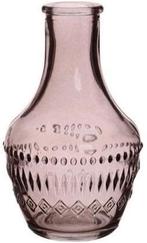 Gekleurd glazen flesje milano soft grey ø6 cm h10 per stuk, Hobby en Vrije tijd, Nieuw