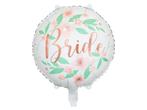 Helium Ballon Bride Bloemen Leeg 45cm, Hobby en Vrije tijd, Feestartikelen, Verzenden, Nieuw