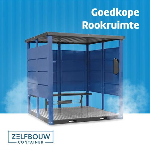 Goedkoop 2x2 rookruimte - voldoet aan rookverbod, Articles professionnels, Machines & Construction | Abris de chantier & Conteneurs