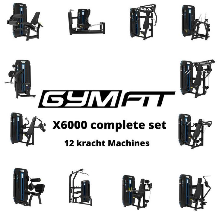 GymFit Luxury-Line Complete set | 12 Kracht Machines, Sport en Fitness, Fitnessmaterialen, Overige typen, Ophalen of Verzenden