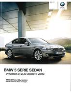 2012 BMW 5 SERIE SEDAN BROCHURE NEDERLANDS, Nieuw