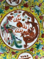 Bord - Porselein - Feniks en draak