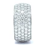 Ring Platina - 4.18ct. tw. Diamant (Natuurlijk) - VVS-Pavé, Handtassen en Accessoires, Ringen, Nieuw