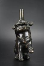 Foo Lion incense stick holder or joss stick holder - Bronze, Antiek en Kunst