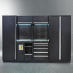 Datona Werkplaatsinrichting PREMIUM met RVS werkblad 285 cm, Doe-het-zelf en Bouw, Ophalen of Verzenden, Nieuw