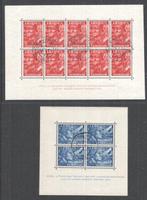 Nederland 1942 - Legioenblokken - met afstempeling Wijchen, Postzegels en Munten, Gestempeld