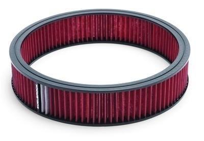 Edelbrock 14 X 3 inch rood filter, Auto-onderdelen, Filters, Nieuw, Ophalen of Verzenden
