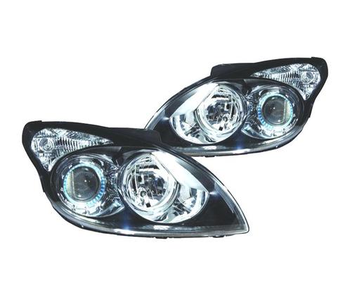 Phares Pour Hyundai I30 07-12 Fond Noir, Auto-onderdelen, Verlichting, Verzenden
