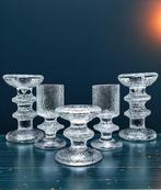 Iittala - Tapio Wirkkala - Kaarsenhouder (5) - Glas, Antiquités & Art