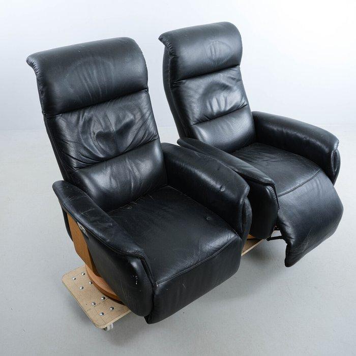 Ekornes - Fauteuil (2) - Fauteuil inclinable Stressless -, Antiquités & Art, Antiquités | Meubles | Chaises & Canapés