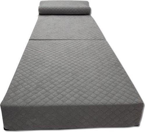 Hoge kwaliteit foam matras met wasbare hoes - Grijs - 200..., Huis en Inrichting, Slaapkamer | Matrassen en Bedbodems, Nieuw, Ophalen of Verzenden