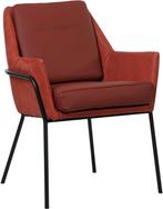 leren industriële design eetkamerstoel -  ( leer), Huis en Inrichting, Stoelen, Overige kleuren, Nieuw, Leer, Ophalen of Verzenden