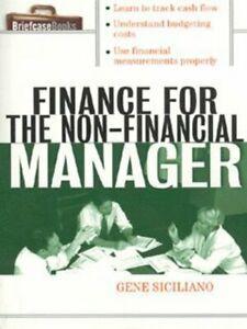 Briefcase books: Finance for non-financial managers by Gene, Livres, Livres Autre, Envoi