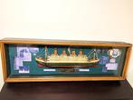 Schip-diorama - Hout, Glas - TITANIC Liverpool 1912
