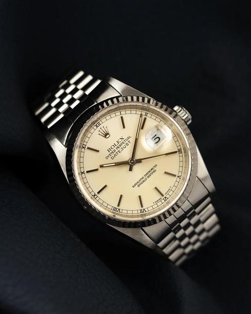 Rolex Datejust 36 16234 uit 1997, Handtassen en Accessoires, Horloges | Heren, Verzenden