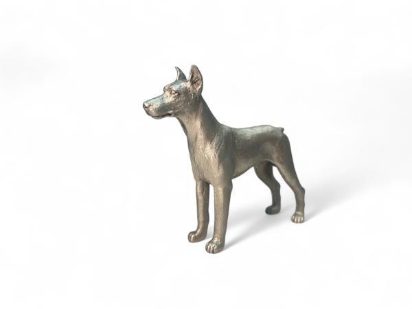 Veiling - Royal Selangor Dobermann Beeldje - Hoogwaardig Tin, Antiek en Kunst, Antiek | Tin