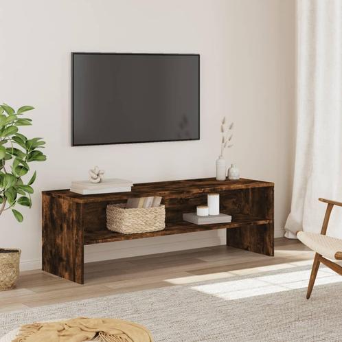 vidaXL Tv-meubel 120x40x40 cm bewerkt hout gerookt, Huis en Inrichting, Kasten |Televisiemeubels, Nieuw, Verzenden