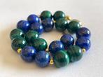 18 carats (750) Or - malachite, lapis-lazuli - Bracelet, Antiquités & Art