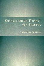 Entrepreneur Planner for Success. Bolton, De   .=, Zo goed als nieuw, Bolton, De, Verzenden