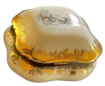 Boîte à bijoux (2) - Porcelaine - Lot de 2 Boîtes à Bijoux