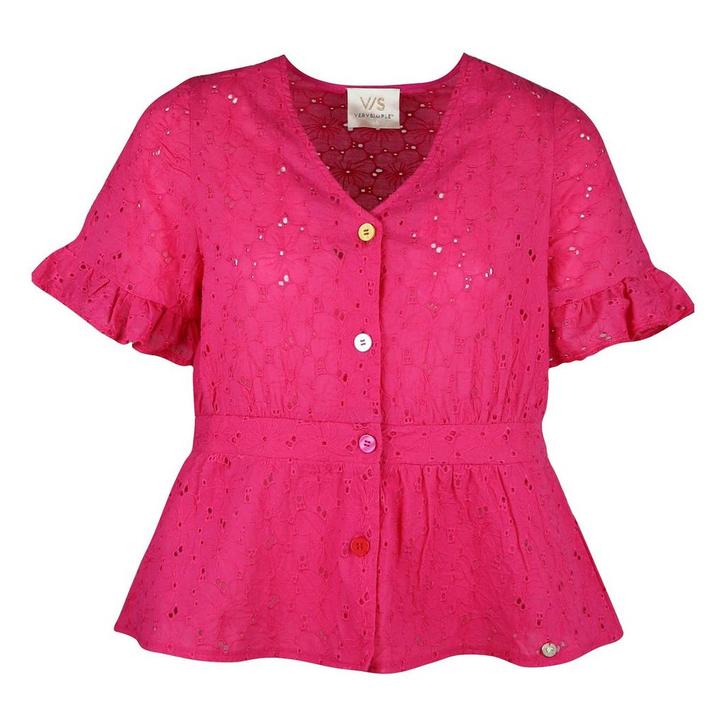 Verysimple • fuchsia blouse • S (IT42), Kleding | Dames, Blouses en Tunieken, Roze, Nieuw, Maat 36 (S), Verzenden