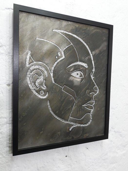 Décoration murale - Hurjui (1977) - Roumanie - Vide, Antiquités & Art, Art | Peinture | Moderne