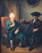 Jean Baptiste Madou (1796-1877) - Het bezoek, Antiek en Kunst, Kunst | Schilderijen | Klassiek