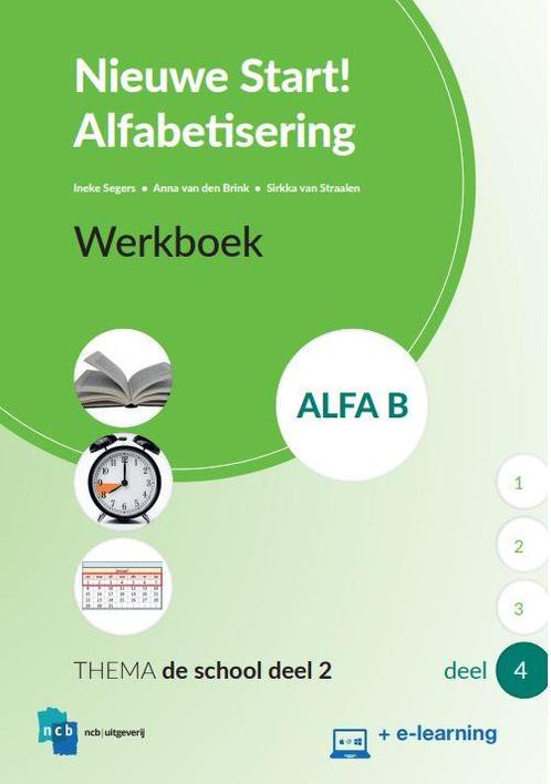 Nieuwe Start Alfabetisering Alfa B Deel 4 + e-learning, Livres, Livres scolaires, Envoi