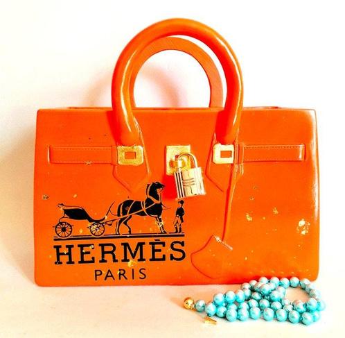 Jan Marti - Bag BIRKIN HERMES, Antiek en Kunst, Kunst | Schilderijen | Modern