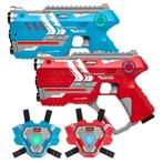 Light Battle Connect Laserguns + 2 Vesten - Rood/Blauw, Ophalen of Verzenden, Nieuw