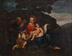 Scuola emiliana (XVIII) - Madonna con bambino, San Giuseppe, Antiquités & Art, Art | Peinture | Classique