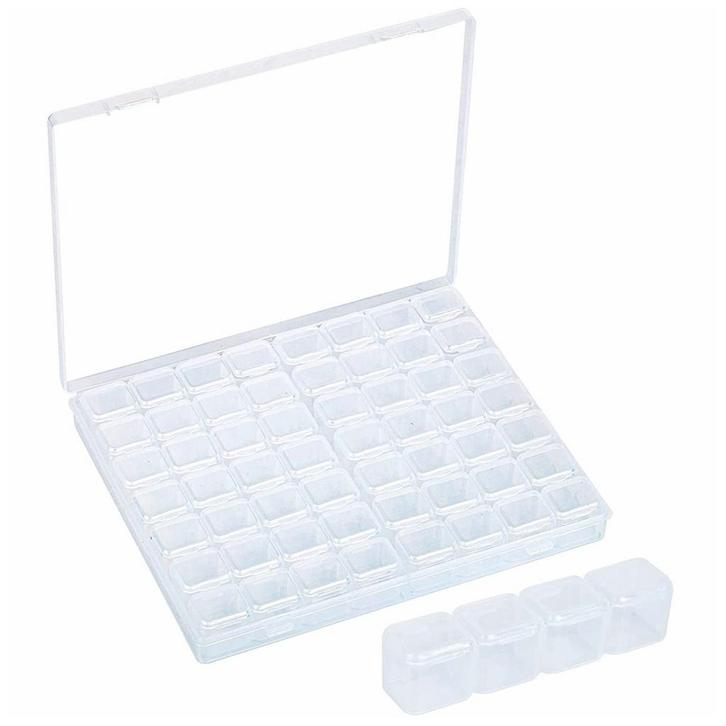 Diamond Painting Opbergbox Met 56 Bakjes - Diamond Painting, Hobby en Vrije tijd, Kralen en Sieraden maken, Verzenden
