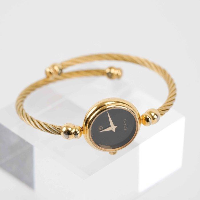 Gucci - Vintage Gold-Tone Bracelet Watch with Black Dial –, Bijoux, Sacs & Beauté, Montres | Hommes