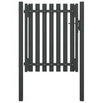vidaXL Poort 1x1,5 m staal antraciet, Tuin en Terras, Verzenden, Nieuw