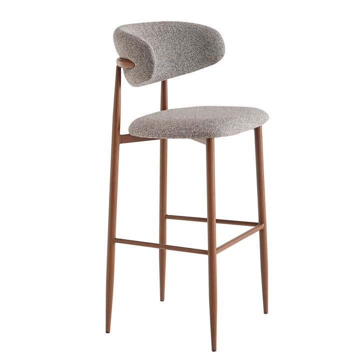 Nieuwe Barstoel Bonnie - Grijs- Vintage/Café, Huis en Inrichting, Barkrukken, Ophalen