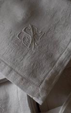 Servet (11) - 48 cm - 52 cm - Gehaakt monogram