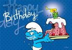 De Smurfen Happy Birthday Postkaart, Verzamelen, Ophalen of Verzenden, Nieuw