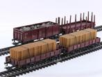 Schaal H0 Märklin 4423, 4430 en 4459 goederen wagen set 4.., Wisselstroom, Gebruikt, Overige typen, Ophalen of Verzenden